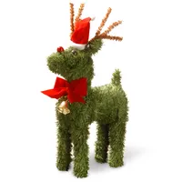 National Tree 12" Evergreen Reindeer