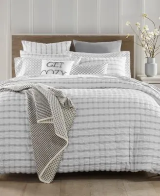 Charter Club Damask Designs Seersucker Comforter Sets Created For Macys