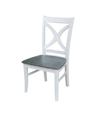 Vineyard Curved X Back Chair, Set of 2