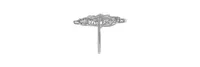 Diamond Openwork Vintage-Look Swirl Ring (1/6 ct. t.w.) Sterling Silver