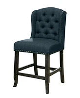 Langly Tufted Upholstered Pub Chair (Set of 2)