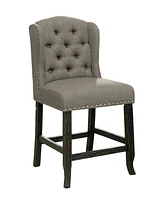 Colette Tufted Upholstered Pub Chair (Set of 2)