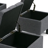 Poway 3-Piece Ottoman Ii Set