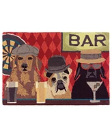 Liora Manne Front Porch Indoor/Outdoor Bar Patrol Port 2' x 3' Area Rug