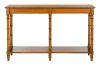 Noam Modern Coastal Bamboo Console Table