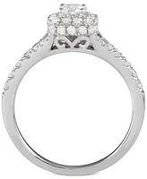 Diamond Halo Bridal Set (1 ct. t.w.) 14k Yellow or White Gold