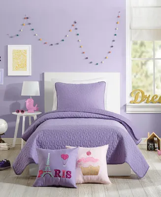 Urban Playground Coty Purple -Pc. Quilt Set