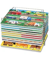 Melissa & Doug Wire Puzzle Storage Rack