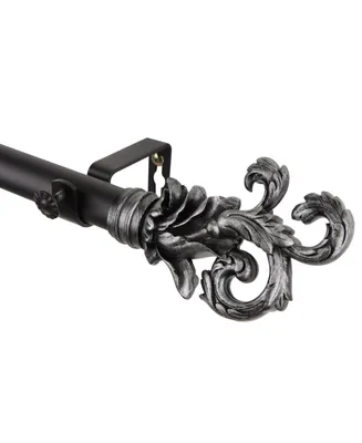 Plume 1" Curtain Rod 66-120"