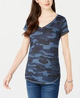 Lucky Brand Camo-Print T-Shirt