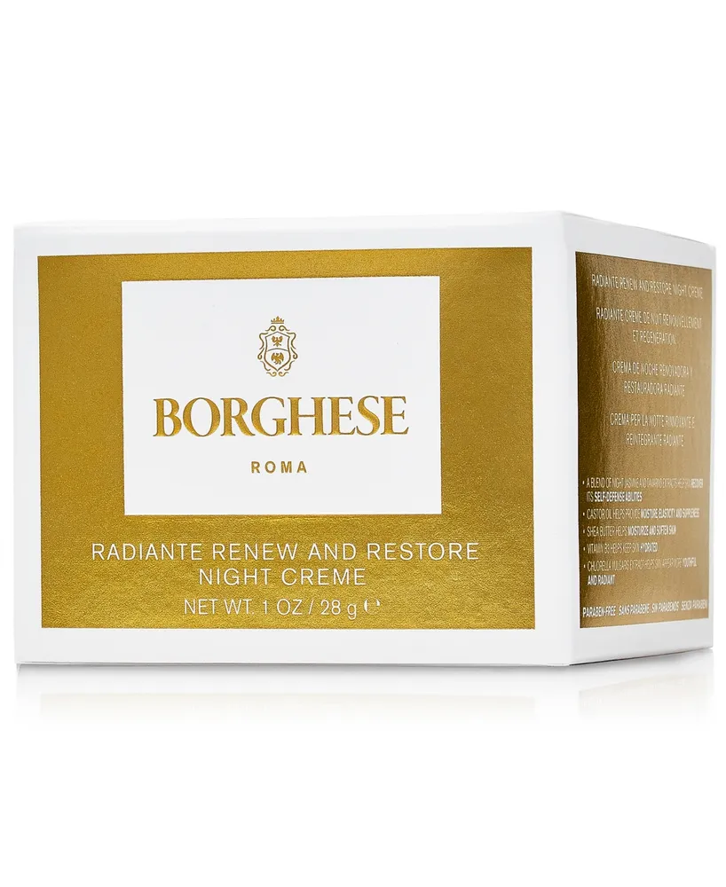 Borghese Radiante Renew & Restore Night Creme, 1 oz.
