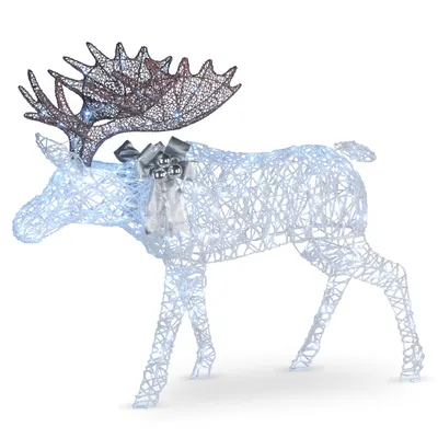 National Tree Company 50" Pre-lit Moose Decoration