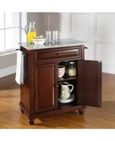 Cambridge Solid Granite Top Portable Kitchen Island