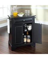 Lafayette Solid Granite Top Portable Kitchen Island
