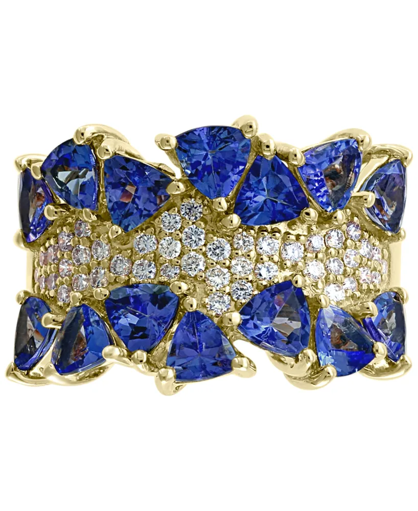 Effy Tanzanite (3 ct. t.w.) & Diamond (3/8 ct. t.w.) Ring in 14k Gold