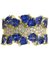 Effy Tanzanite (3 ct. t.w.) & Diamond (3/8 ct. t.w.) Ring in 14k Gold