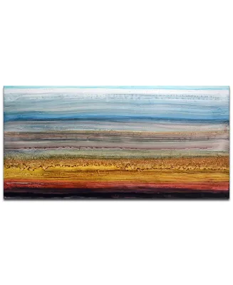Ready2HangArt, 'Sky and Ground' Abstract Canvas Wall Art
