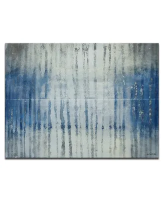 Ready2HangArt, 'Glass Dew' Abstract Canvas Wall Art, 30x40"