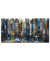 Ready2HangArt, 'Big City' Abstract Canvas Wall Art