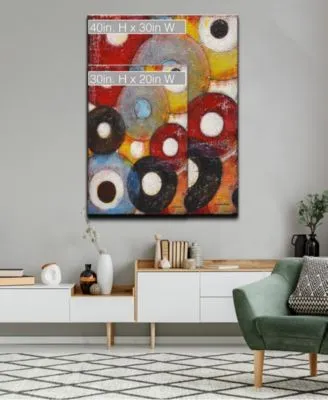 Ready2hangart Color Wheels Ii Colorful Abstract Canvas Wall Art Collection