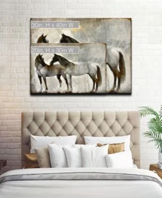 Ready2hangart Gentle Equestrian Canvas Wall Art Collection