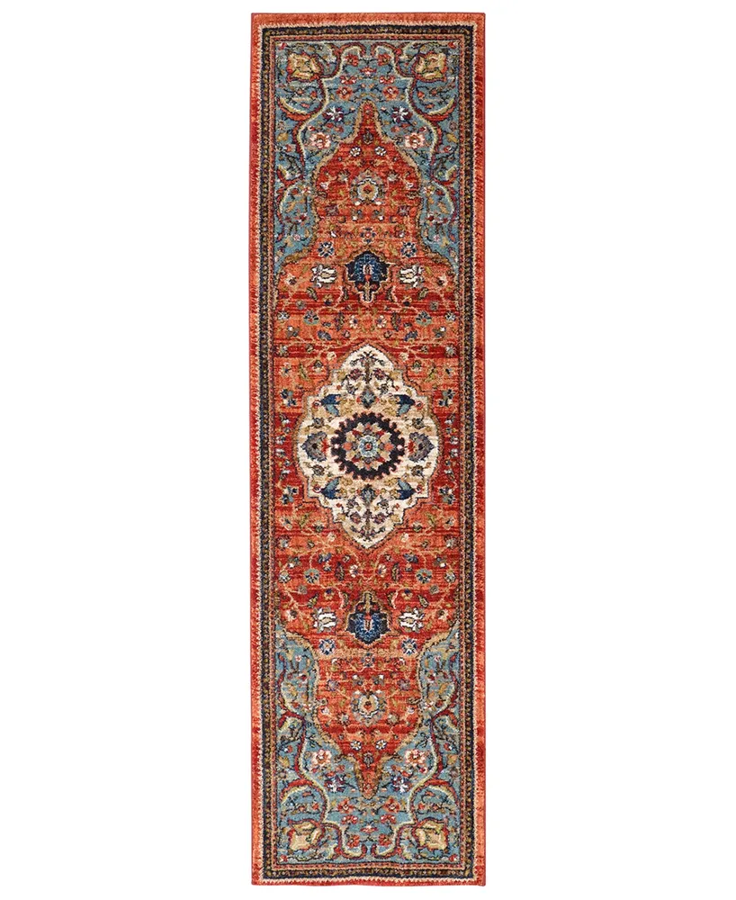 Karastan Spice Market Petra 2'4" x 7'10" Runner Rug