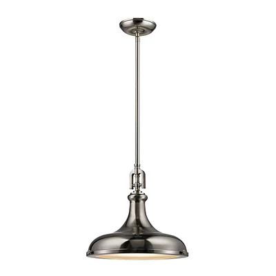 Elk Lighting Rutherford Pendant in Satin Nickel