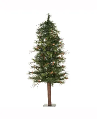 Vickerman 7 ft Mixed Country Alpine Artificial Christmas Tree Unlit