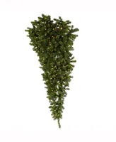 Vickerman 6 ft American Upside Down Artificial Christmas Half Tree With 350 Clear Lights