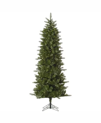 Vickerman 4.5 ft Carolina Pencil Spruce Artificial Christmas Tree With 200 Warm White Led Lights