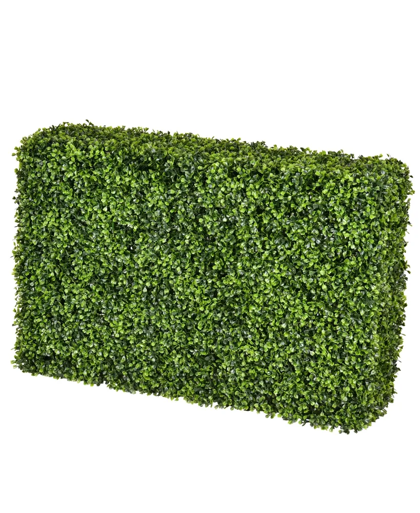 Vickerman 24" x 36" Artificial Green Boxwood Hedge