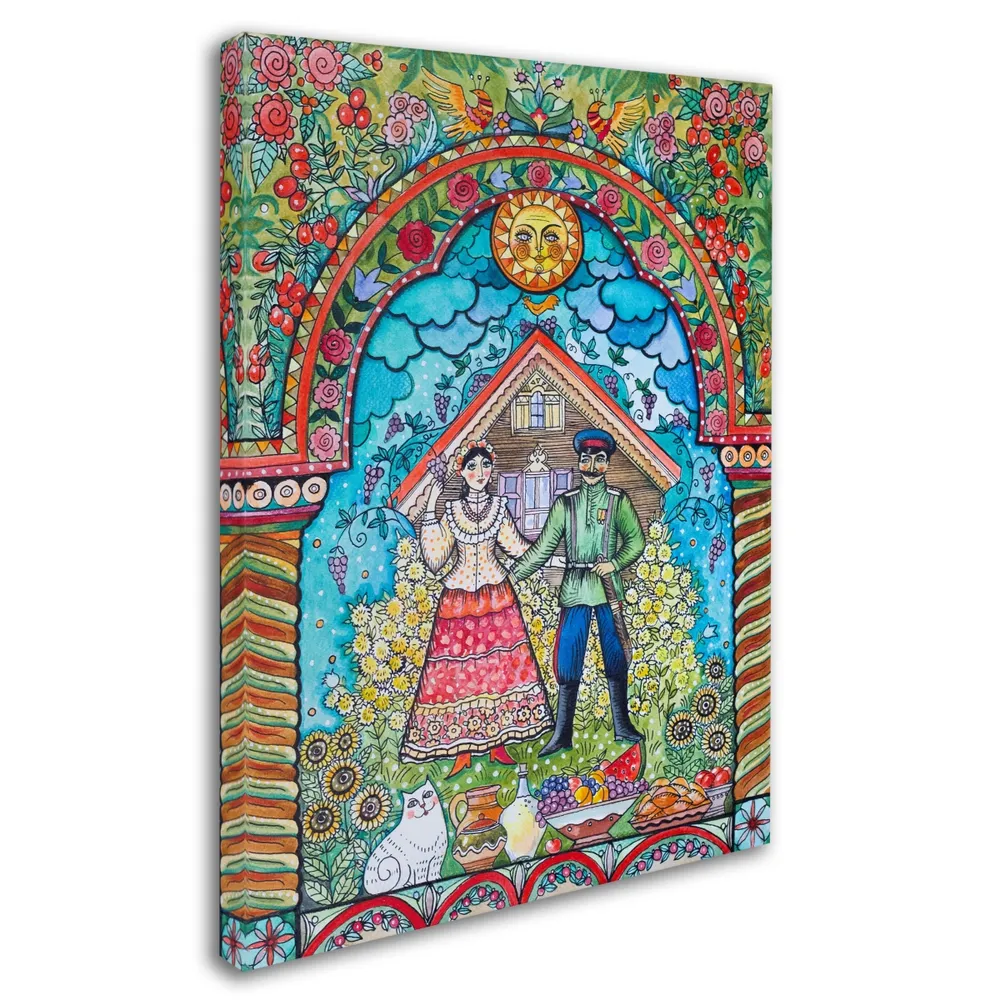 Oxana Ziaka 'Russian Folk' Canvas Art - 32" x 24" x 2"