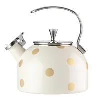 kate spade new york Deco Dot Gold Tea Kettle