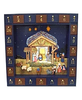 Kurt Adler 16.75-Inch Nativity Advent Calendar, 25 Pieces