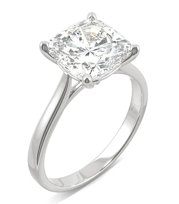 Moissanite Cushion Solitaire Ring (3-1/3 ct. tw.) 14k White, Yellow or Rose Gold