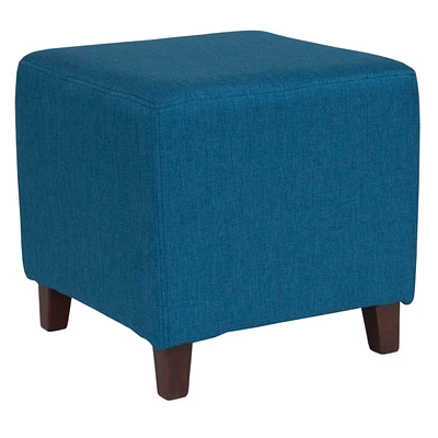 Ascalon Upholstered Ottoman Pouf In Fabric