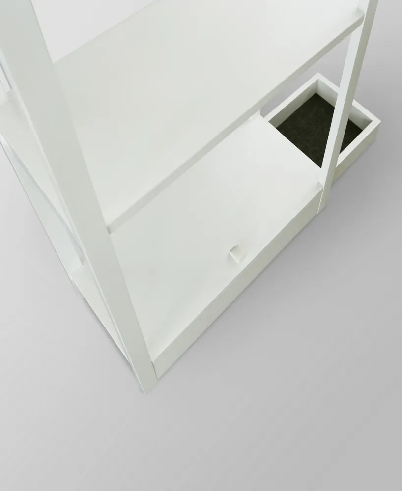 Adams 3 - Shelf Bookcase with Concealed Sliding Track, Concealment Furniture