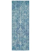 Livabliss Harput Hap-1023 Teal 2'7" x 7'3" Area Rug