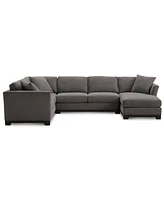 Elliot Ii 138" Fabric 3-Pc. Chaise Sectional, Created for Macy's