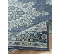 Livabliss Alfresco Alf-9670 Charcoal 2'3" x 11'9" Runner Area Rug, Indoor/Outdoor