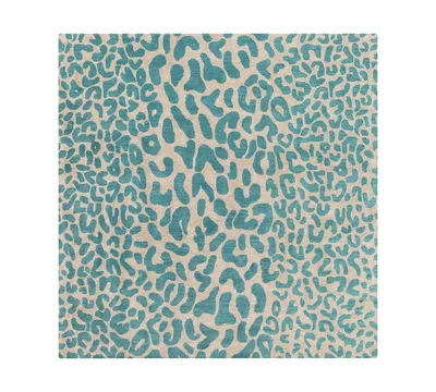 Livabliss Athena Ath-5120 Dark Green 4' Square Area Rug