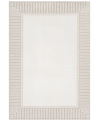 Livabliss Alfresco Alf-9681 Taupe 5'3" x 7'6" Area Rug, Indoor/Outdoor