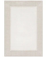 Livabliss Alfresco Alf-9681 Taupe 5'3" x 7'6" Area Rug, Indoor/Outdoor