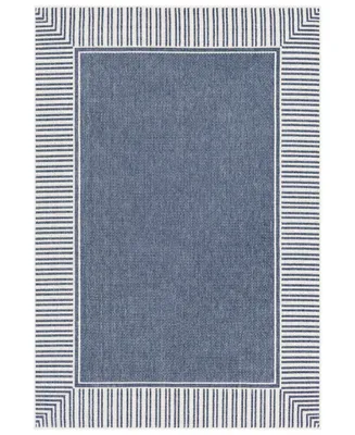 Livabliss Alfresco Alf-9682 Charcoal 2'3" x 4'6" Area Rug, Indoor/Outdoor