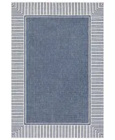 Livabliss Alfresco Alf-9682 Charcoal 2'3" x 4'6" Area Rug, Indoor/Outdoor