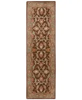 Livabliss Caesar Cae-1009 Dark Brown 2'6" x 8' Runner Area Rug