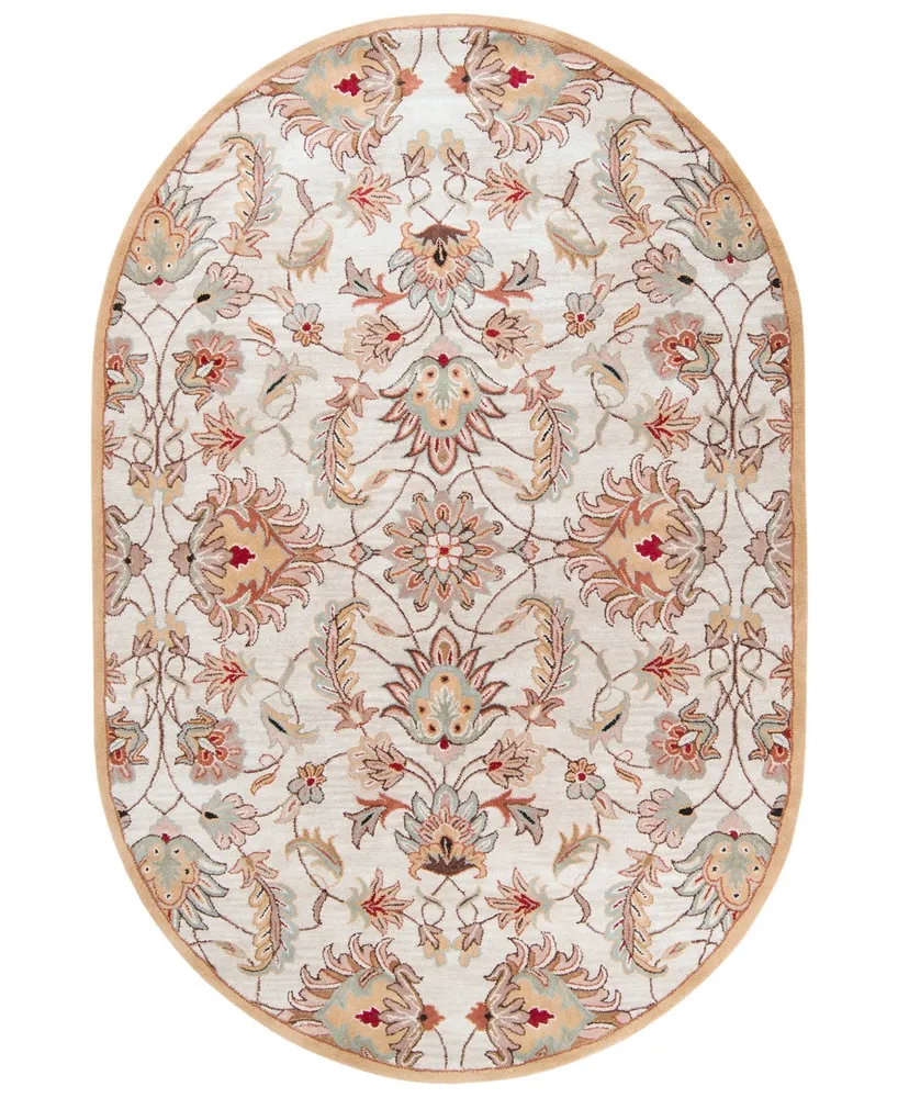 Livabliss Caesar Cae-1029 Blush 6' x 9' Oval Area Rug