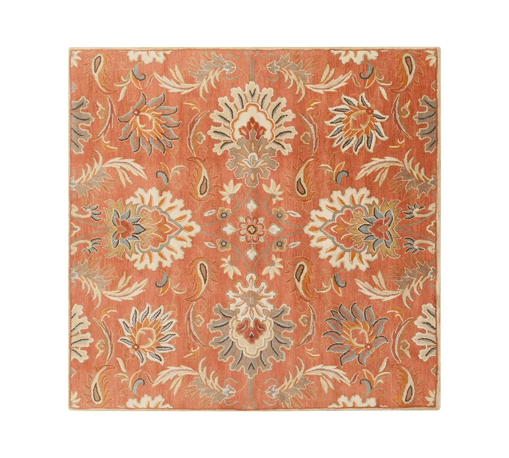 Livabliss Caesar Cae-1112 Camel 6' Square Area Rug