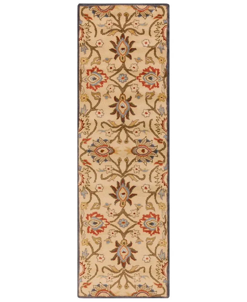 Livabliss Caesar Cae-1116 Ivory 2'6" x 8' Runner Area Rug