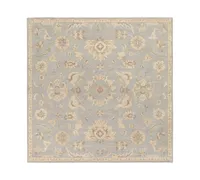 Surya Caesar Cae-1162 Light Gray 4' Square Area Rug